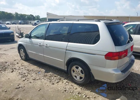 2001 Honda Odyssey Ex из США, поврежденный, VIN 2HKRL18661H593445